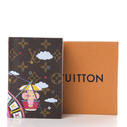 Louis Vuitton Monogram 2020 Christmas Animation Big Wheel Passport Cover Rose Ballerine 6 of 6