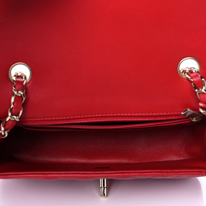 Chanel Lambskin Quilted Mini Rectangular Flap Red 4 of 11