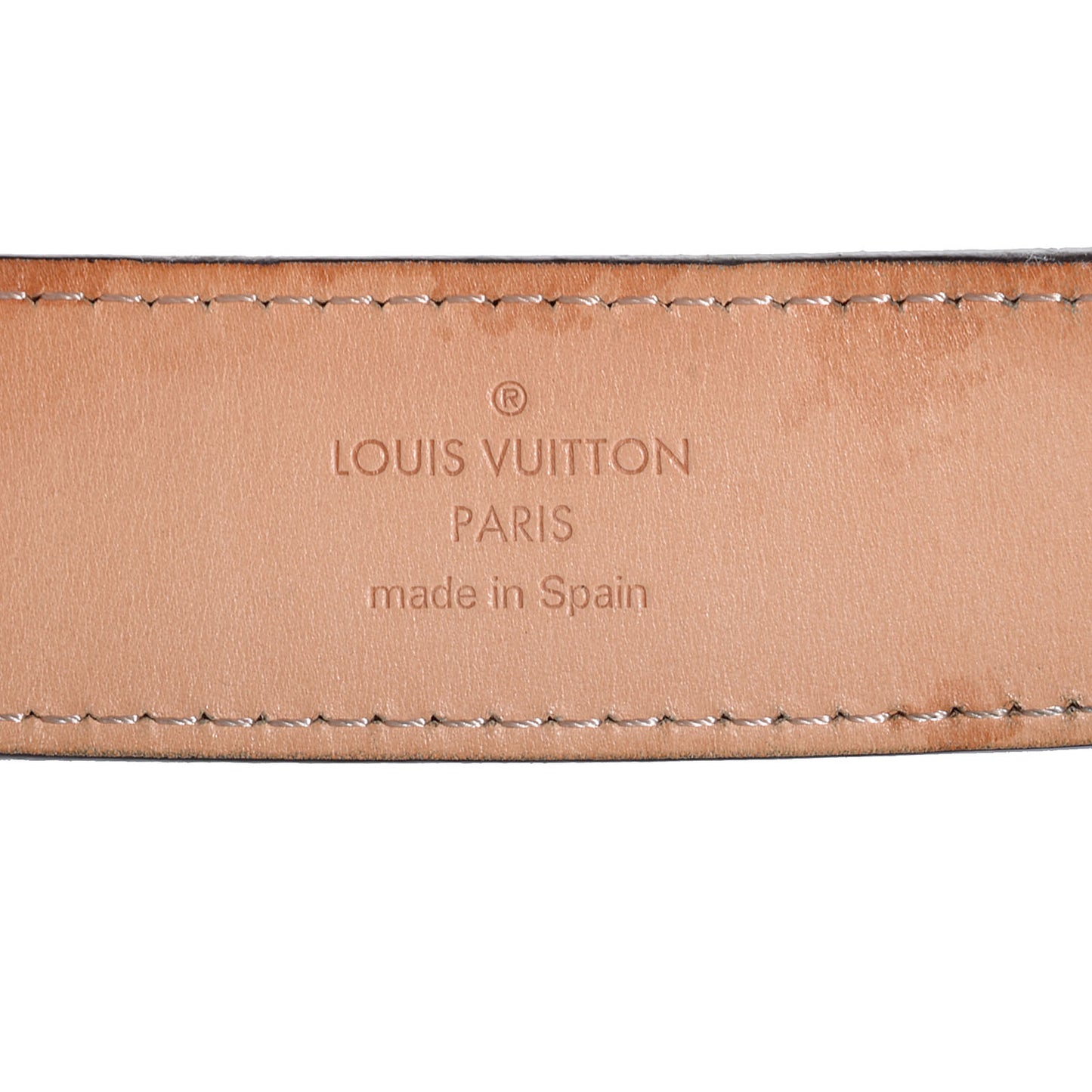 Vernis LV Frame Belt Amarante 85 34
