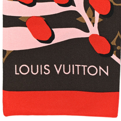 Louis Vuitton Silk Monogram Jungle Dots Bandeau Sugar Pink Poppy 2 of 5
