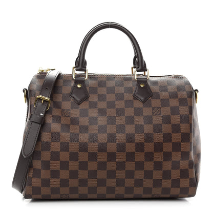Louis Vuitton Damier Ebene Speedy Bandouliere 30 1 of 10
