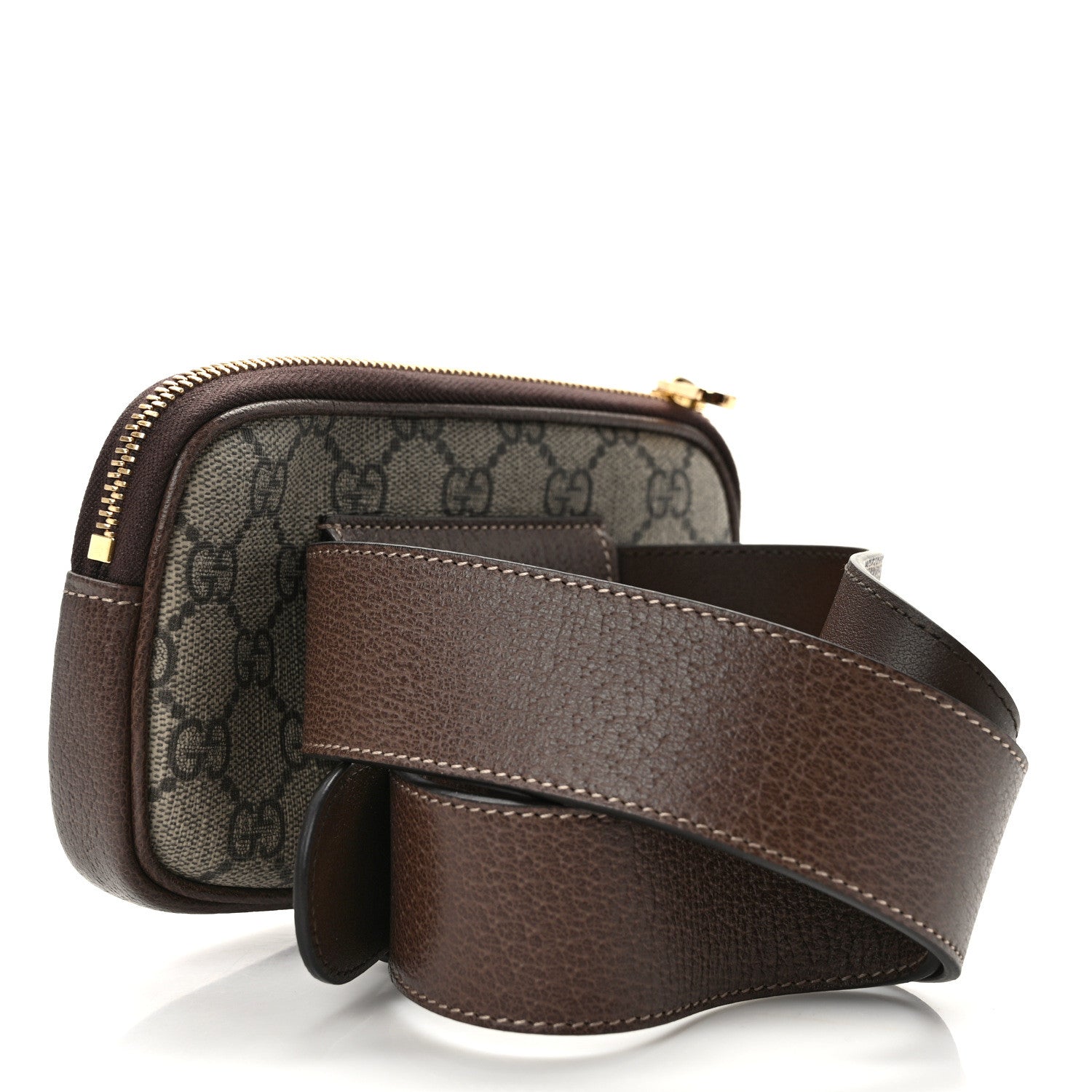 Gucci GG Supreme Monogram Ophidia Belted iPhone Case 75 30 Dark Brown 3 of 11