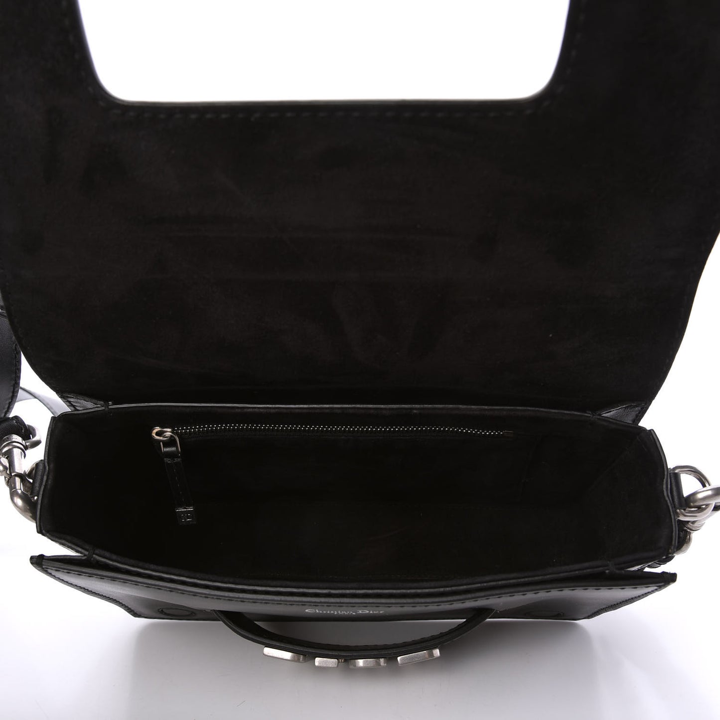 Smooth Calfskin Dio(r)evolution Flap Bag Black