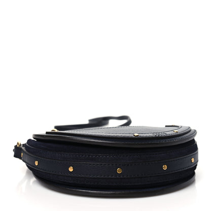 Chloe Shiny Goatskin Suede Small Pixie Bag Full Blue 4 of 11