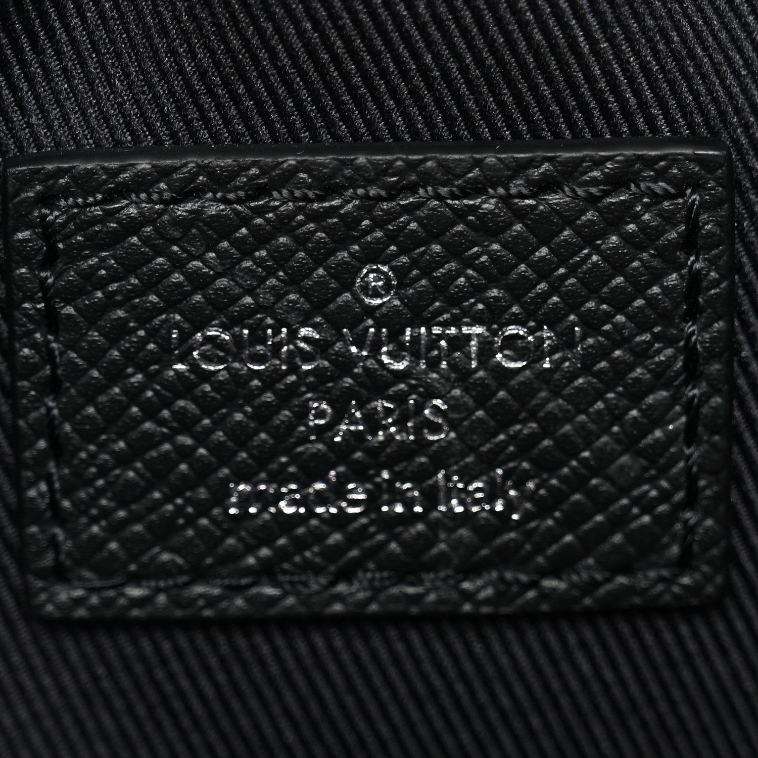 Louis Vuitton Taiga Monogram Outdoor Bumbag Black 6 of 11