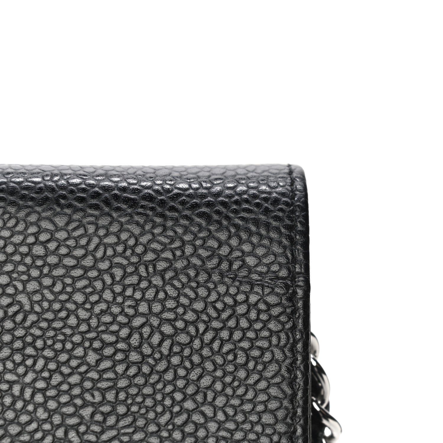 Chanel Caviar Timeless CC Wallet On Chain WOC Black 13 of 15