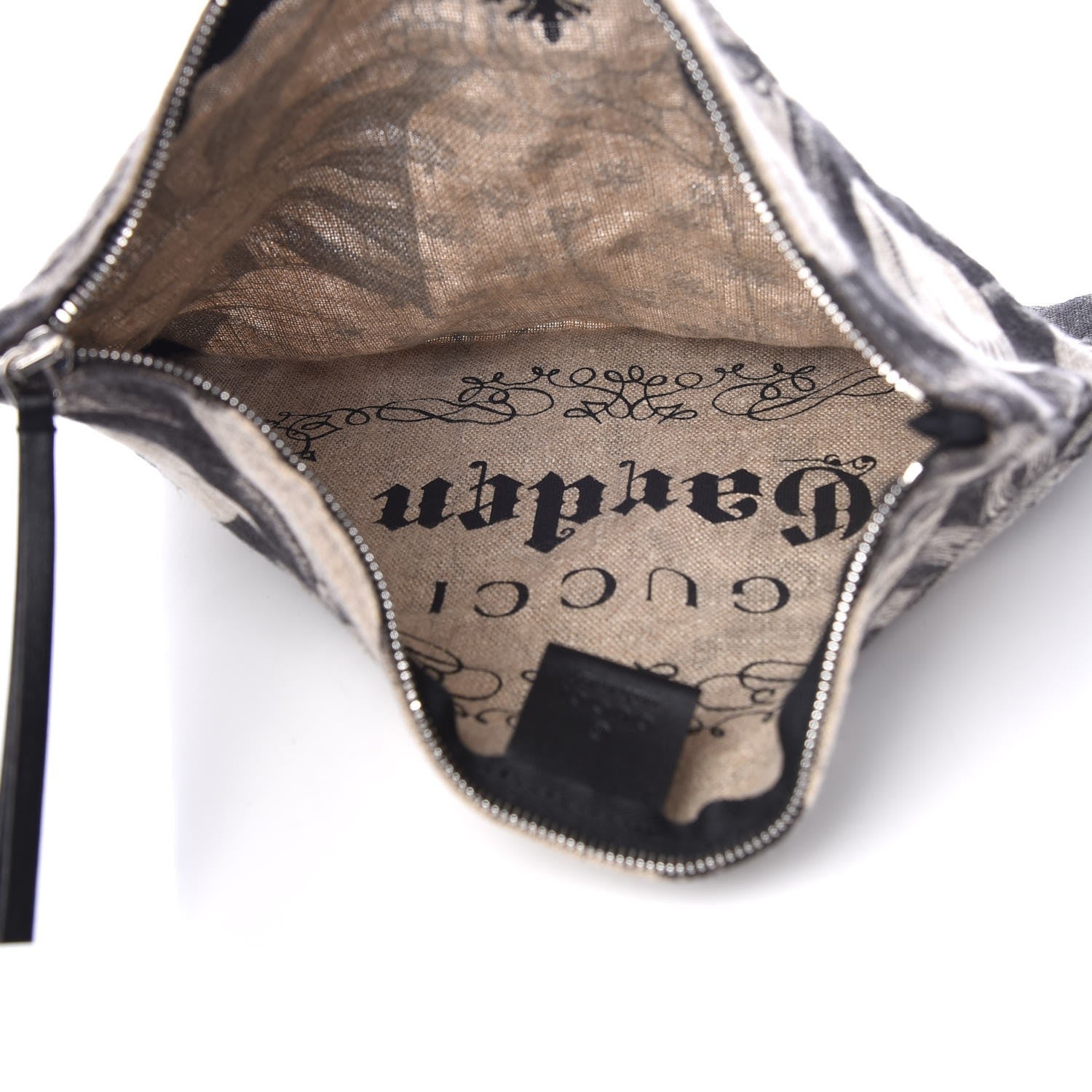 Gucci X JAYDE FISH Linen Garden Zip Pouch 5 of 9