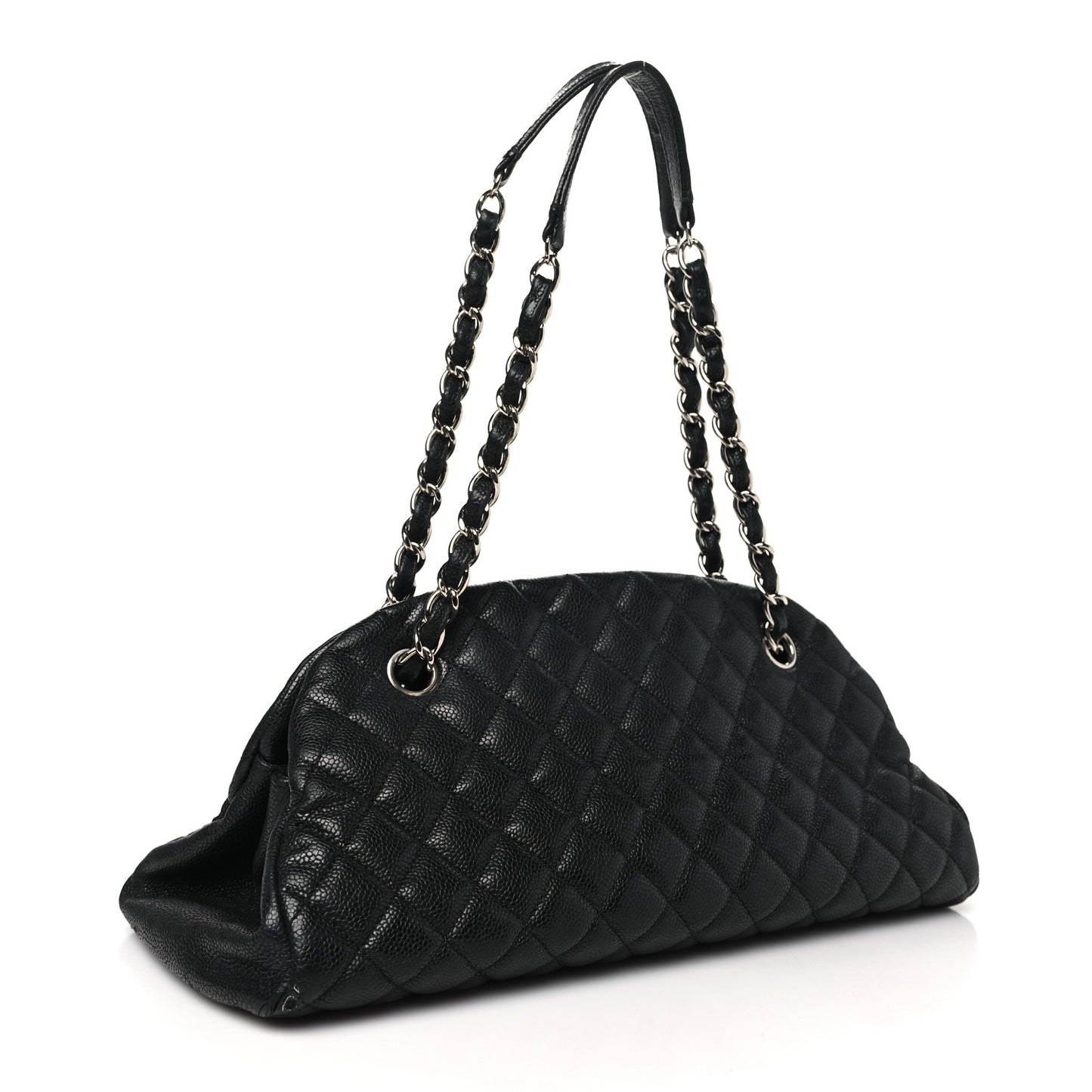 Caviar Quilted Medium Just Mademoiselle Black
