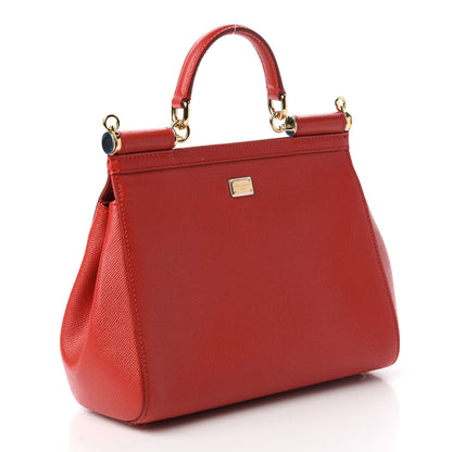 Dolce & Gabbana Dauphine Embellished Medium Miss Sicily Satchel Rosso 3 of 10