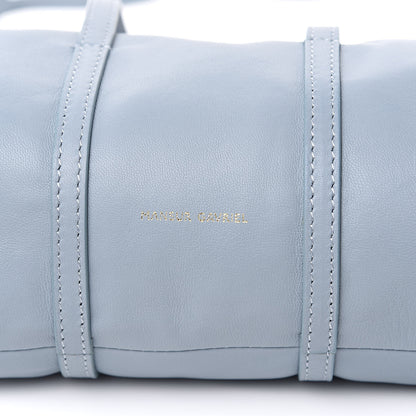 Mansur Gavriel Calfskin Mini Duffel Bag Grey Blue 7 of 8
