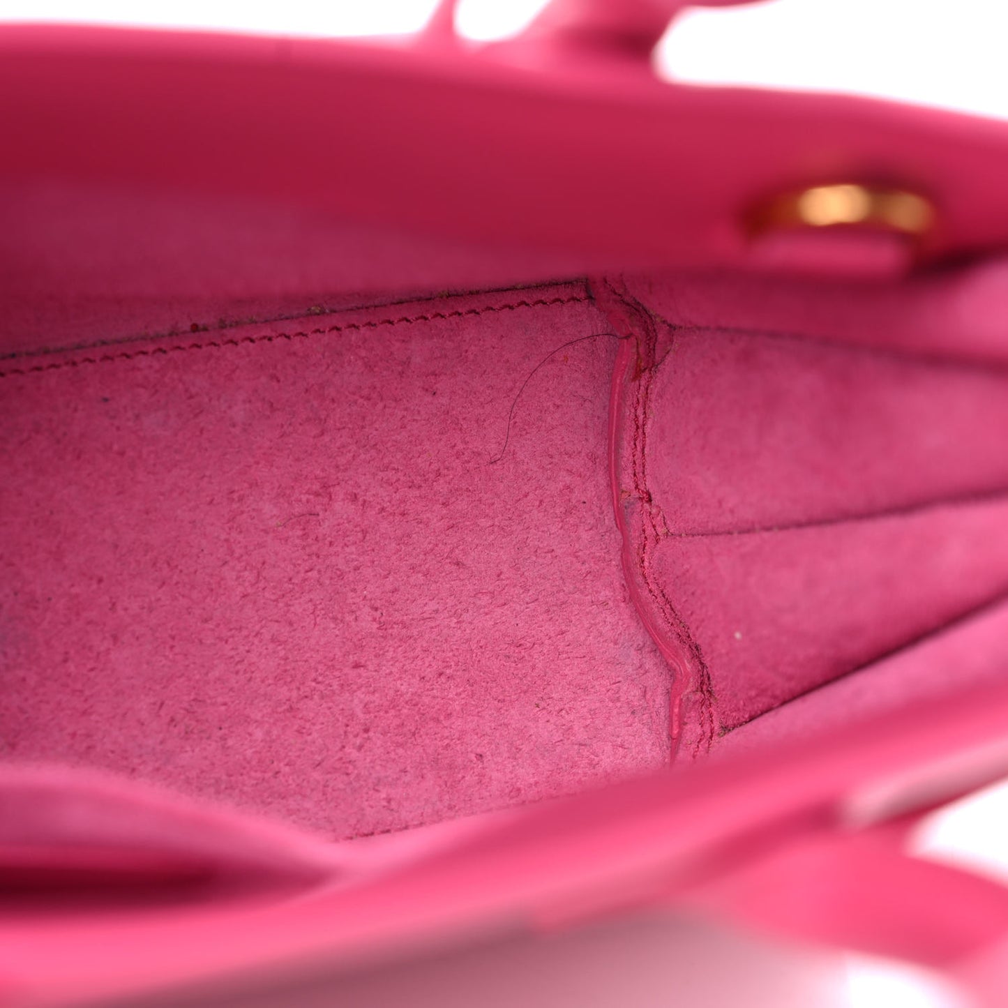 Calfskin Nano Sac De Jour Lipstick Fuchsia