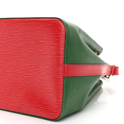 Louis Vuitton Epi Petit Bi-Color Noe Borneo Castillan Red 7 of 9