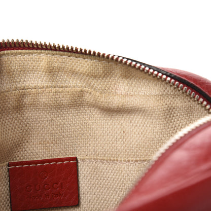 Gucci Pebbled Calfskin Small Soho Disco Bag Tabasco Red 9 of 16