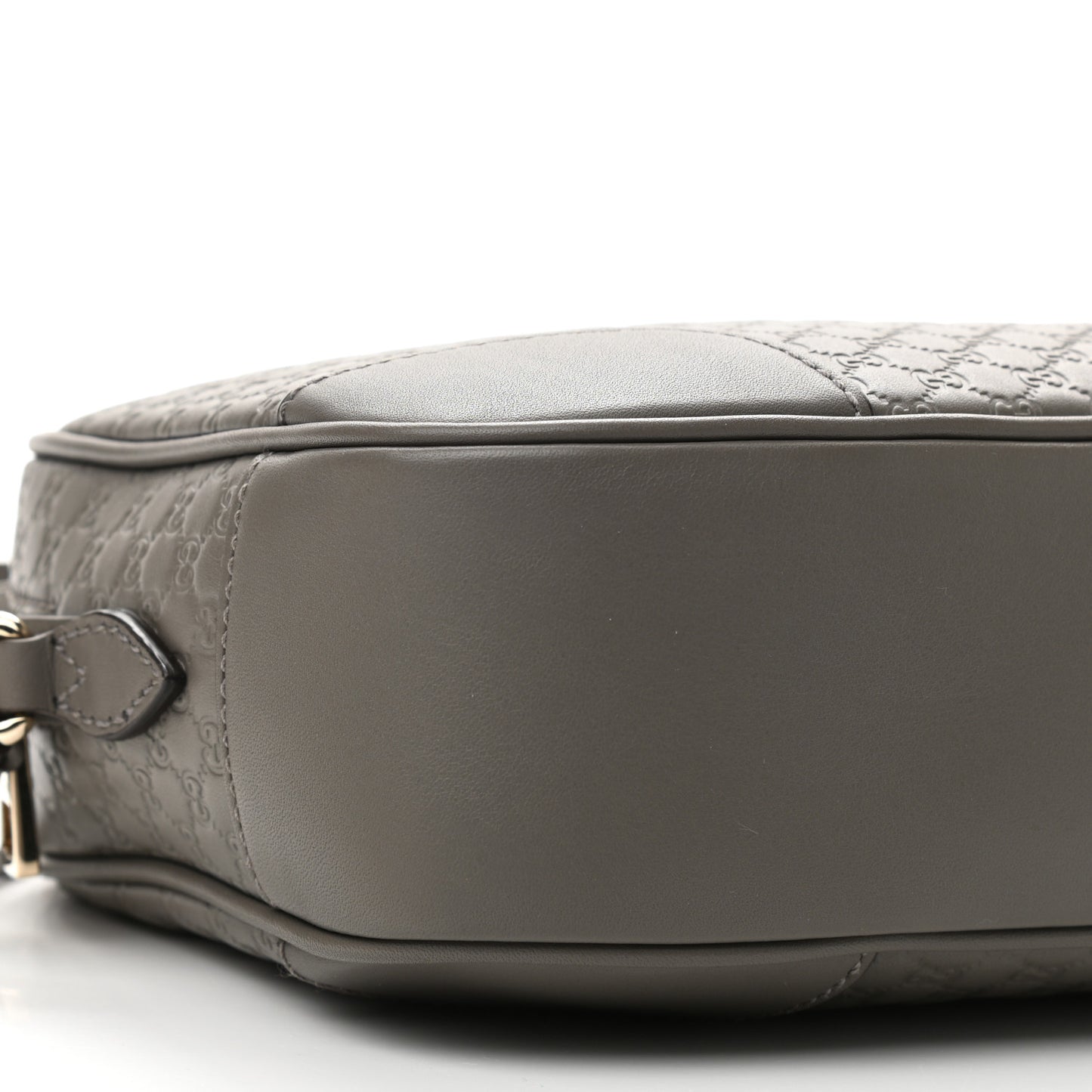 Microguccissima Mini Bree Messenger Bag Grey