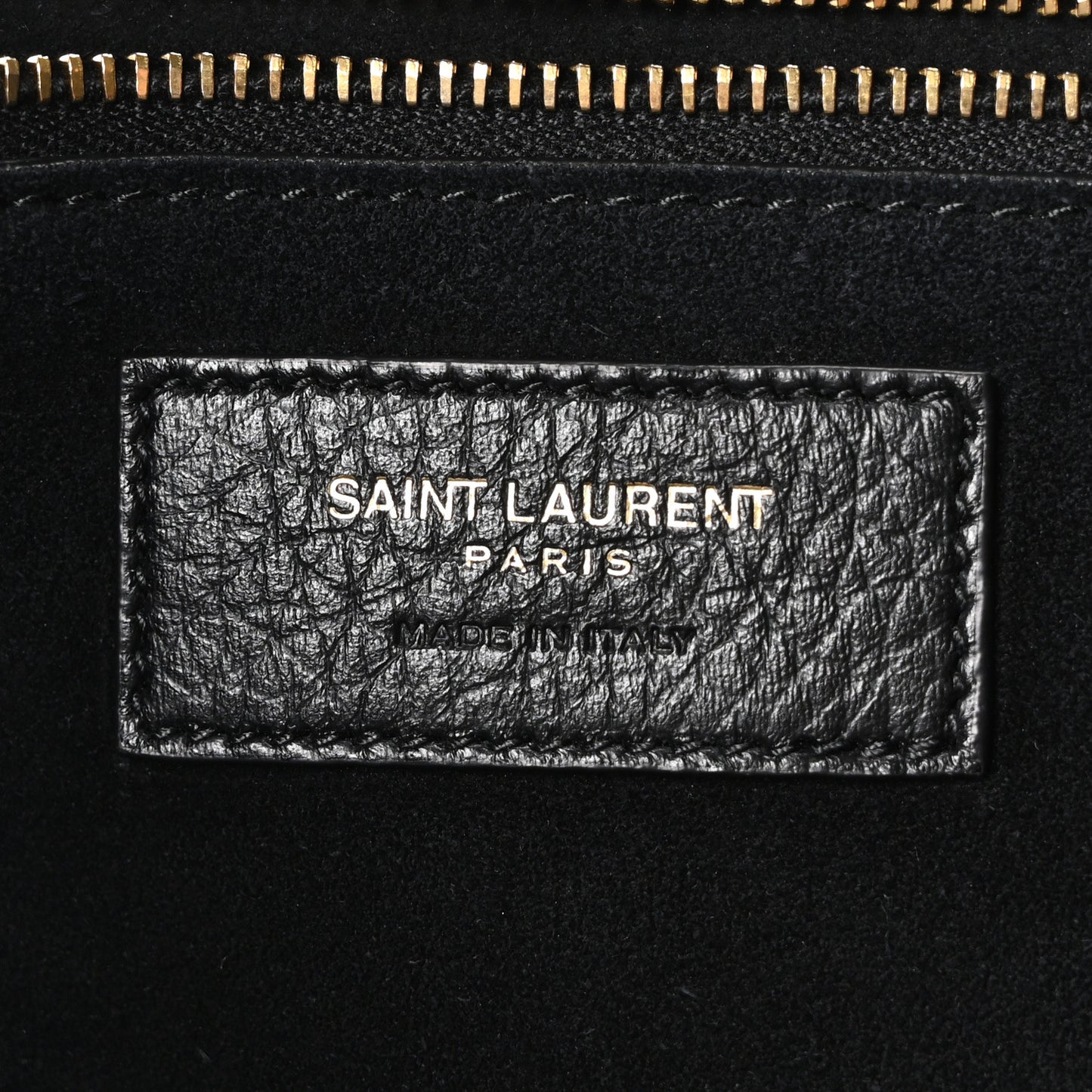 Grained Deerskin Bea Tote Black