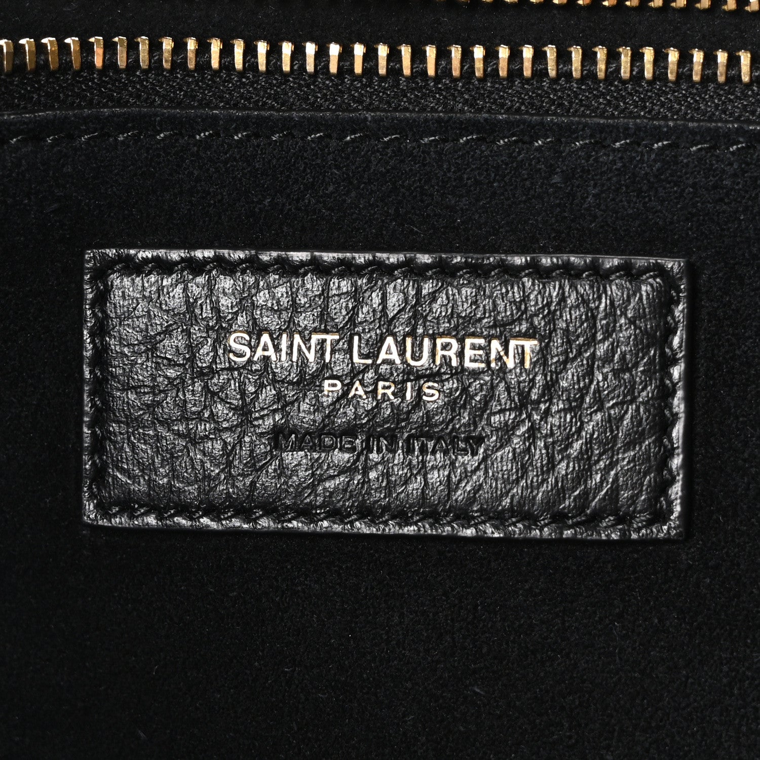 Saint Laurent Grained Deerskin Bea Tote Black 6 of 10