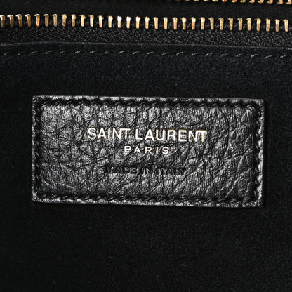 Saint Laurent Grained Deerskin Bea Tote Black 6 of 10