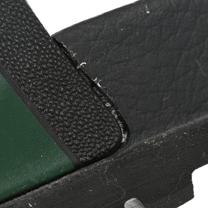 Gucci Rubber Web Mens Lug Sole Slide Sandals 11 Black Green Red 13 of 13