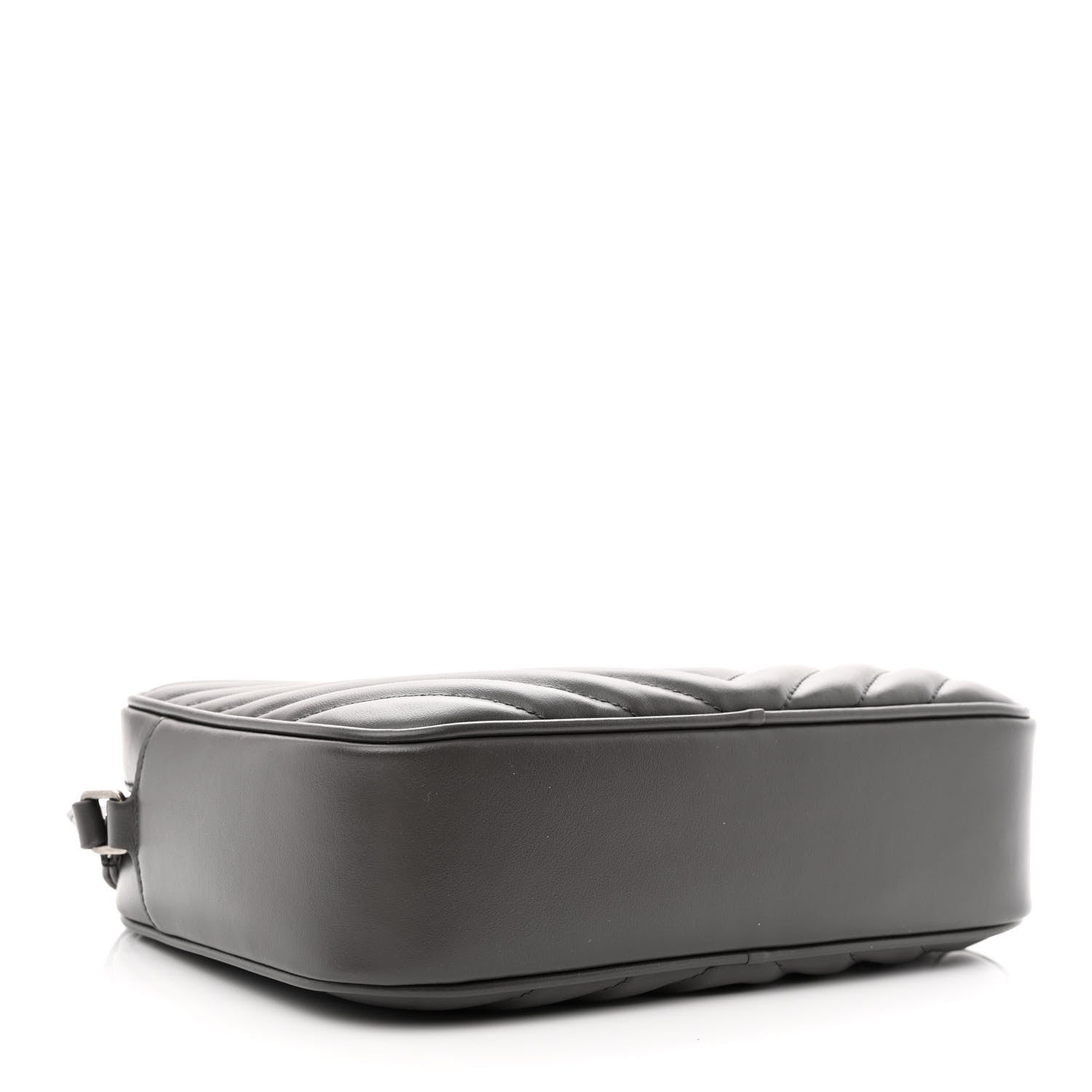 Saint Laurent Calfskin Matelasse Monogram Lou Camera Bag Dark Smog 4 of 11