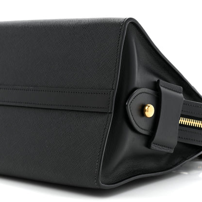 Prada Saffiano City Calfskin Small Esplanade Tote Black 8 of 13