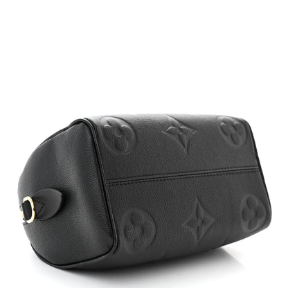 Louis Vuitton Empreinte Monogram Giant Speedy Bandouliere 20 Black 4 of 9