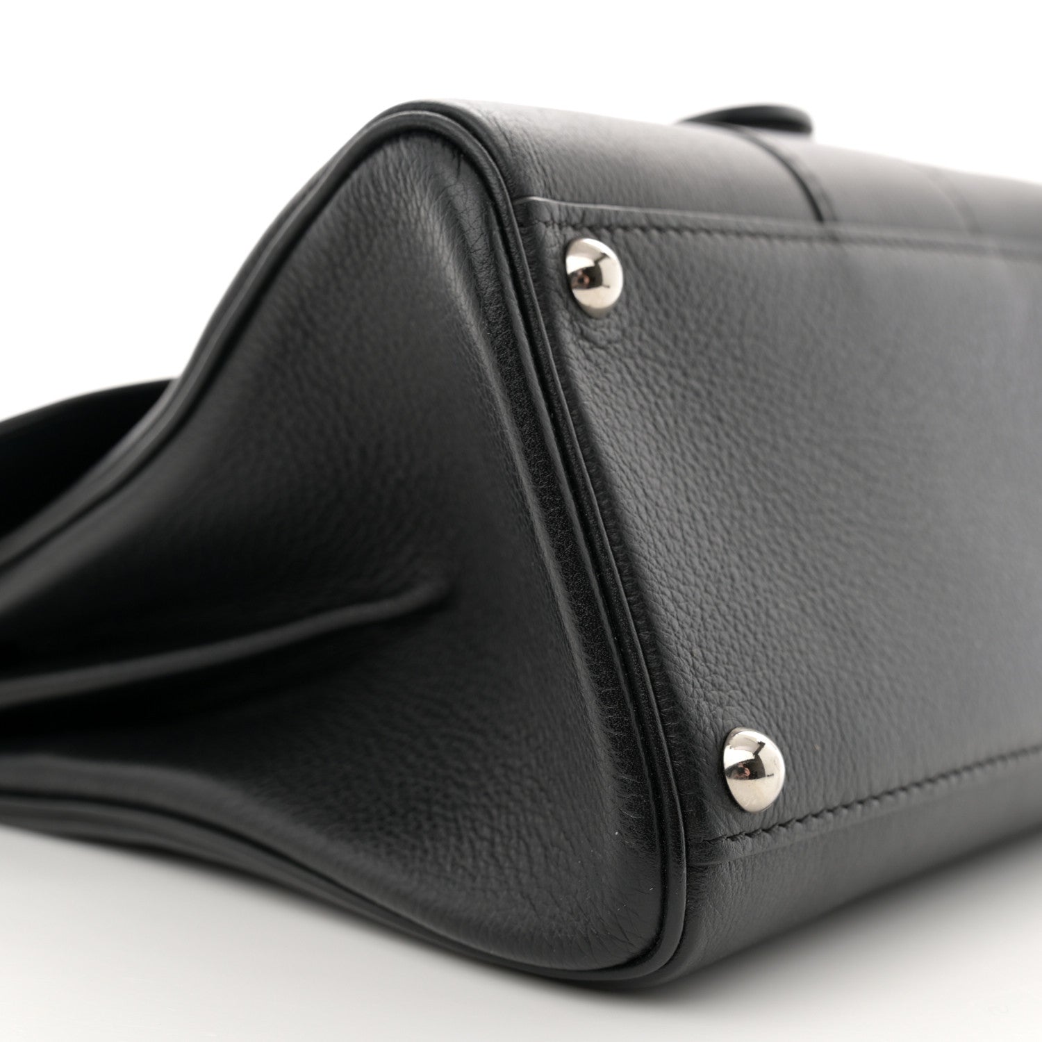 Delvaux Grained Calfskin Mini Brillant Satchel Black 9 of 10