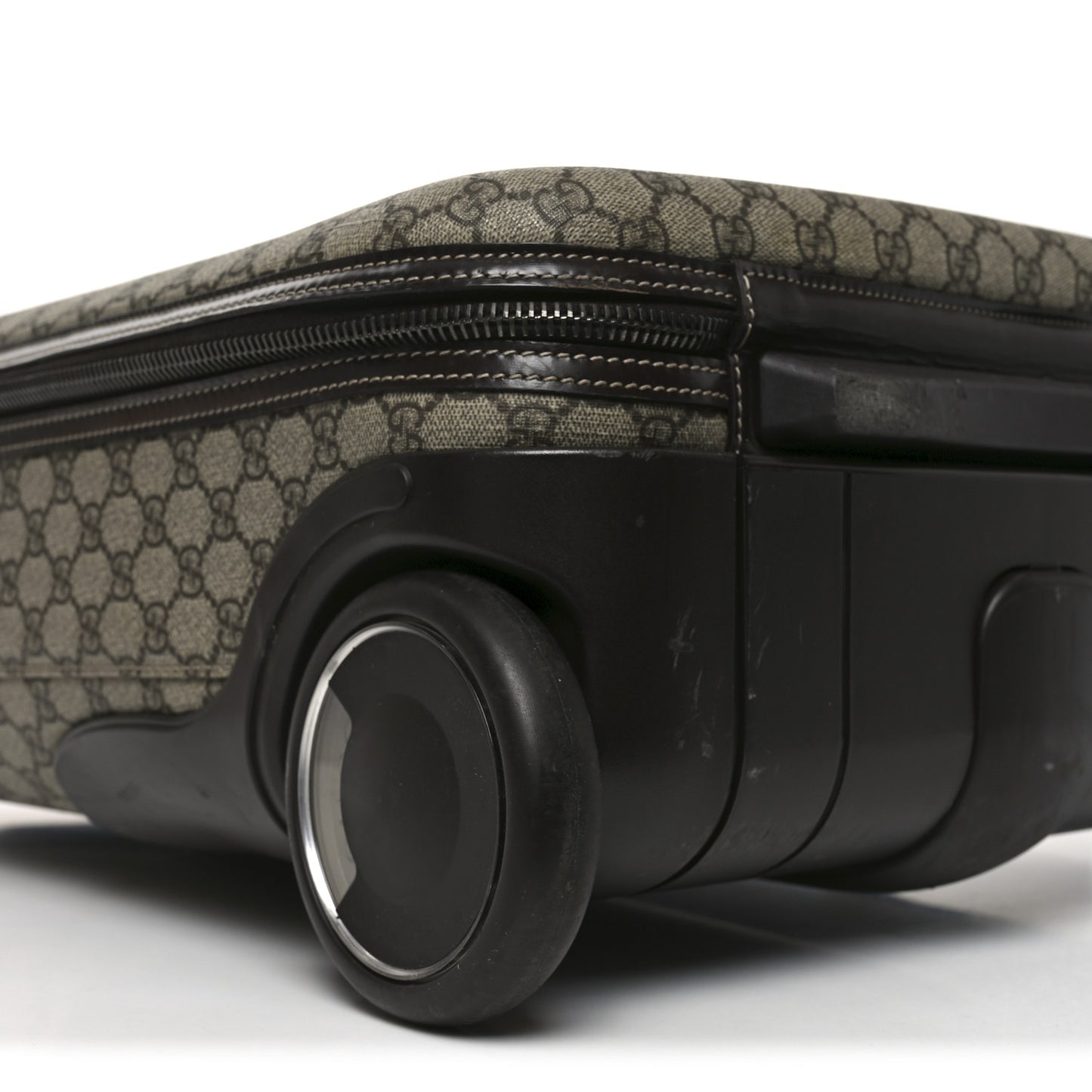 GG Plus Monogram Small Interlocking G Trolley Brown