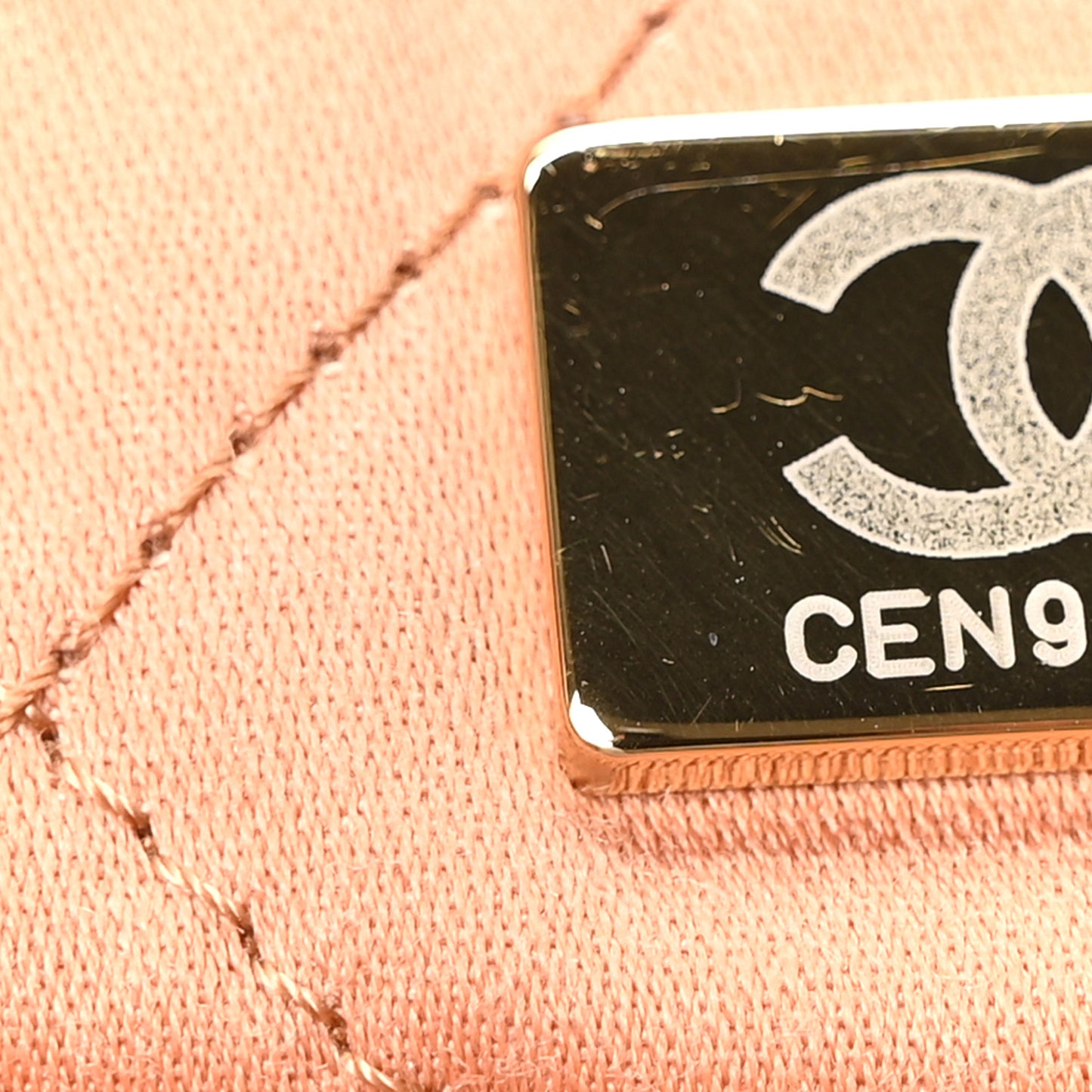Shiny Calfskin Quilted Small Chanel 22 Beige