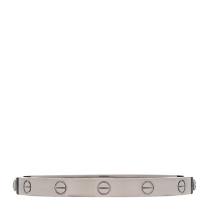 Cartier 18K White Gold LOVE Bracelet 17 1 of 7