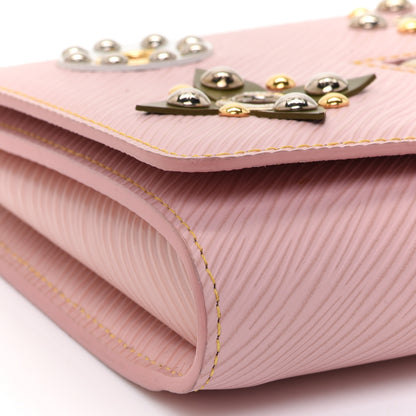 Louis Vuitton Epi Mechanical Flowers Twist Chain Wallet Rose Ballerine 10 of 13