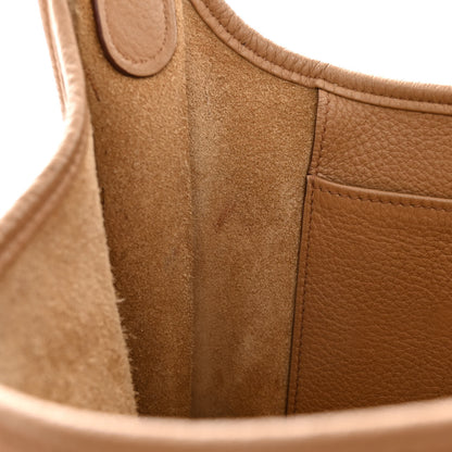 Hermes Taurillon Clemence Amazone Evelyne PM Camel 16 of 19