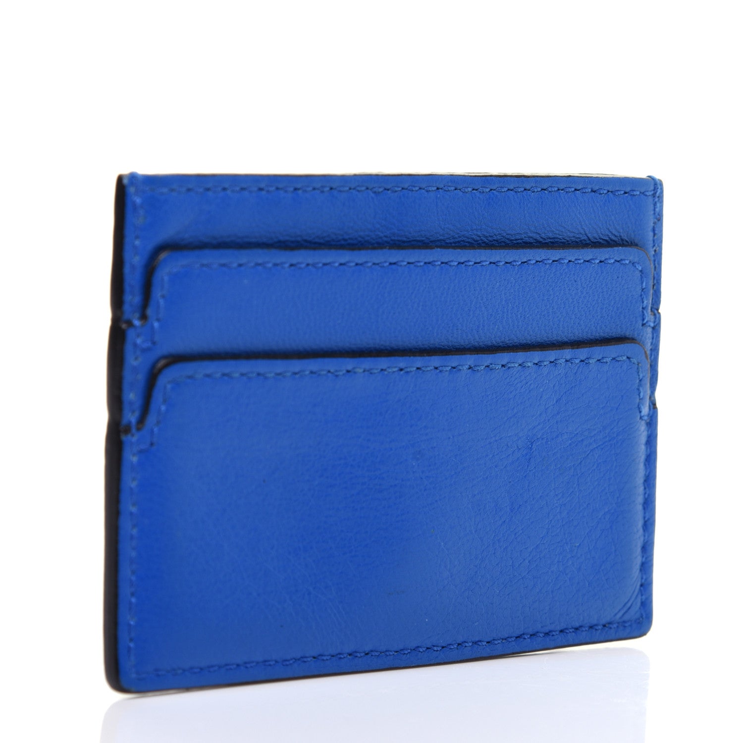 Alexander McQueen Skull Card Holder Blue 3 of 9