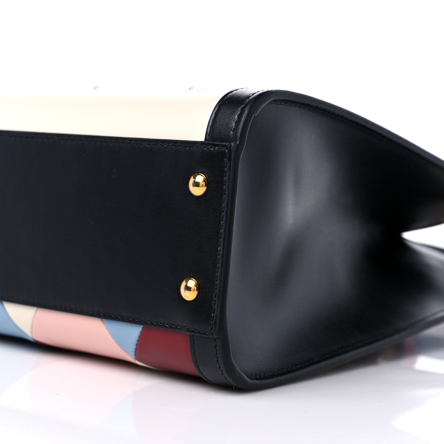Calfskin Lovelight Small Diana Tote Bag Mystic White Paradise Cloude Multicolor