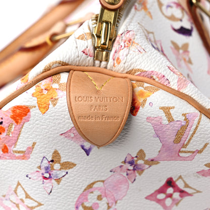 Louis Vuitton Watercolor Aquarelle Speedy 30 White 6 of 15