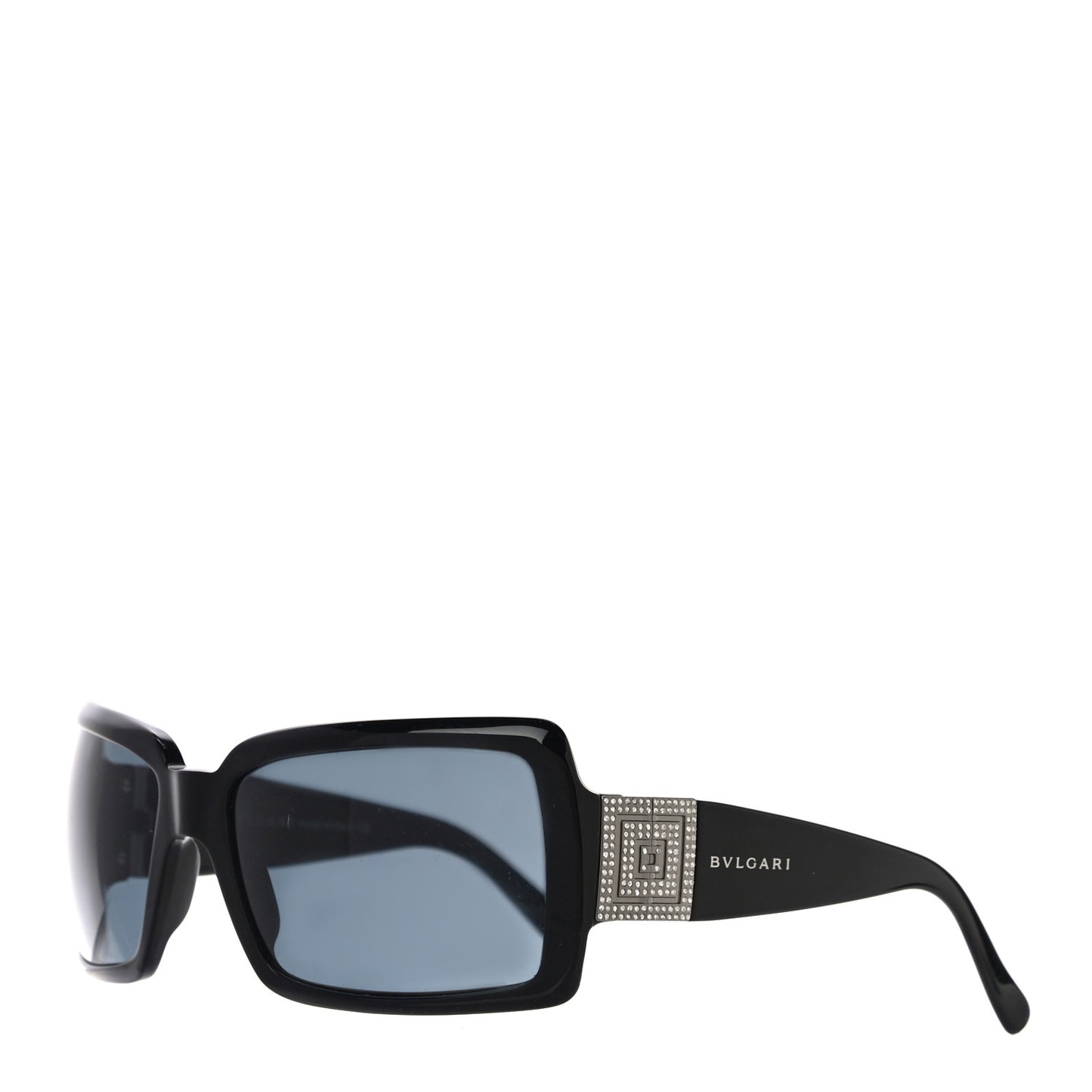 Crystal Square 847-B Sunglasses Black