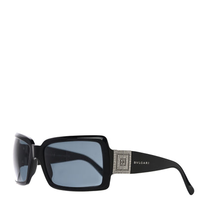 Bulgari Crystal Square 847-B Sunglasses Black 1 of 7