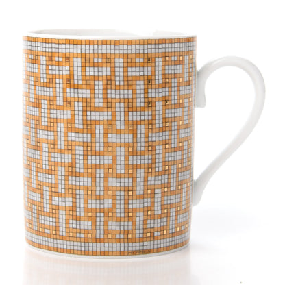 Hermes Porcelain Mosaique au 24 Mug Gold 3 of 5