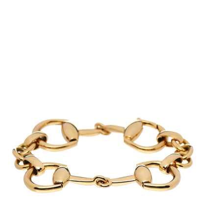Gucci 18K Yellow Gold Horsebit Bracelet 1 of 6
