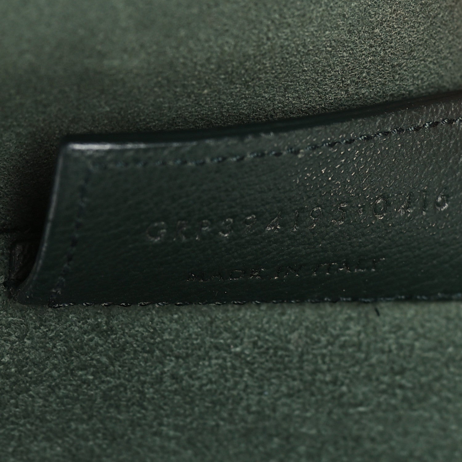 Saint Laurent Calfskin Large Shopping Tote Dark Green 8 of 11