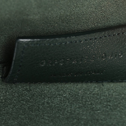 Saint Laurent Calfskin Large Shopping Tote Dark Green 8 of 11
