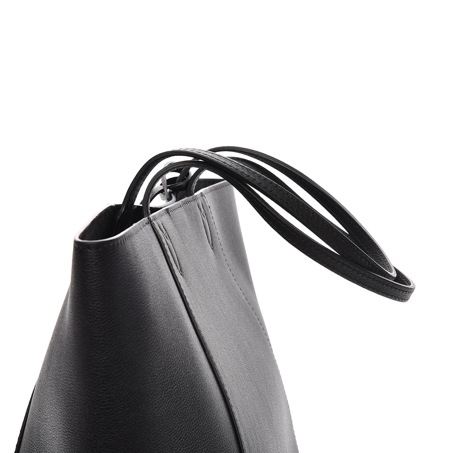 Louis Vuitton Calfskin Lockme Cabas Black 7 of 7