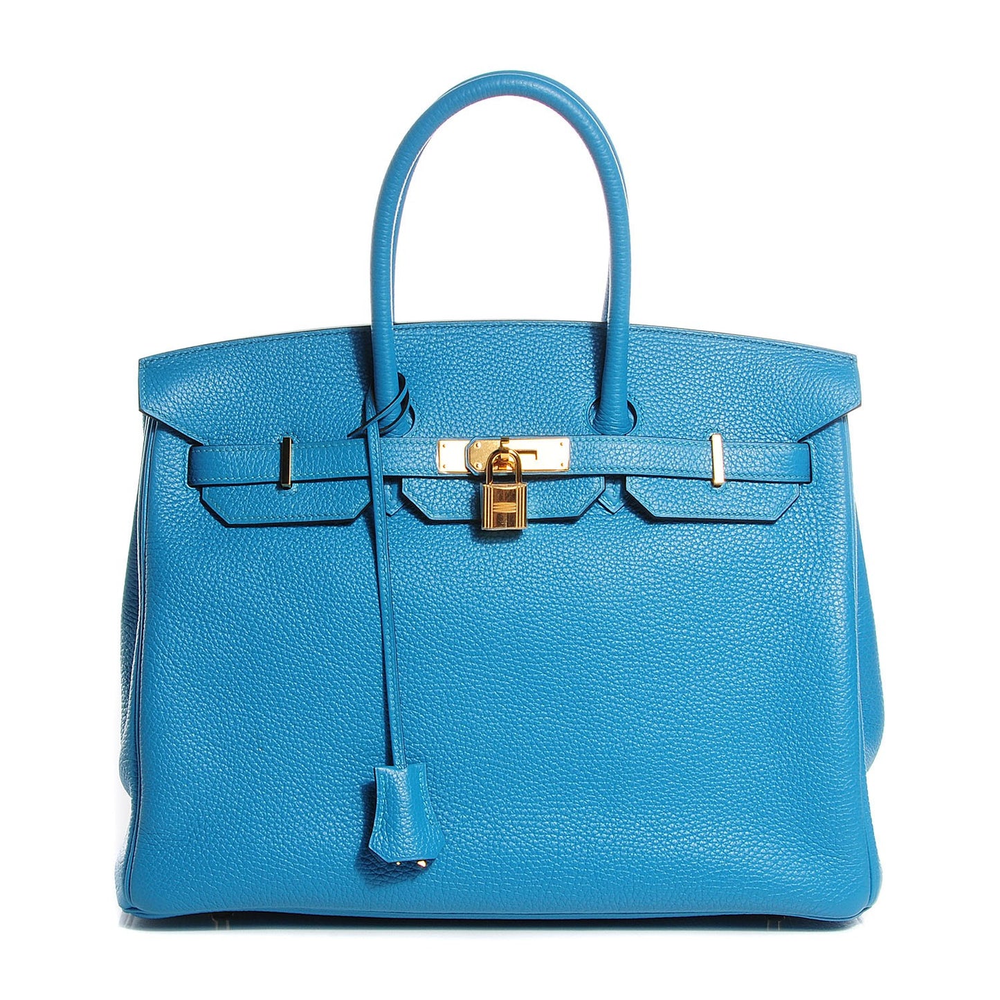 Togo Birkin 35 Turquoise
