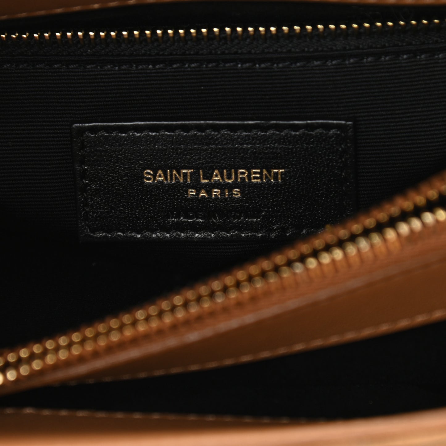 Suede Y Quilted Monogram Medium Loulou Chain Satchel Cinnamon