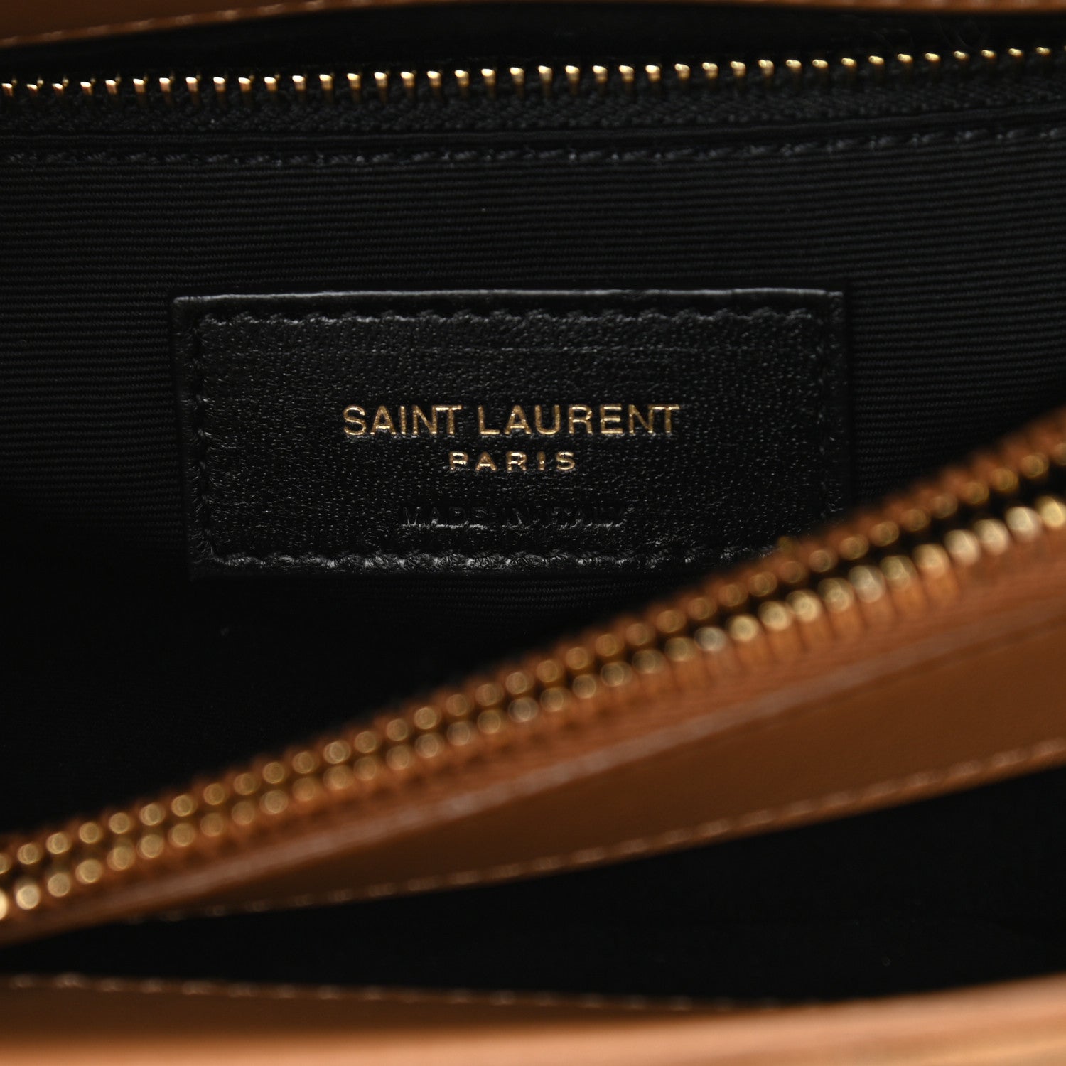 Saint Laurent Suede Y Quilted Monogram Medium Loulou Chain Satchel Cinnamon 8 of 12