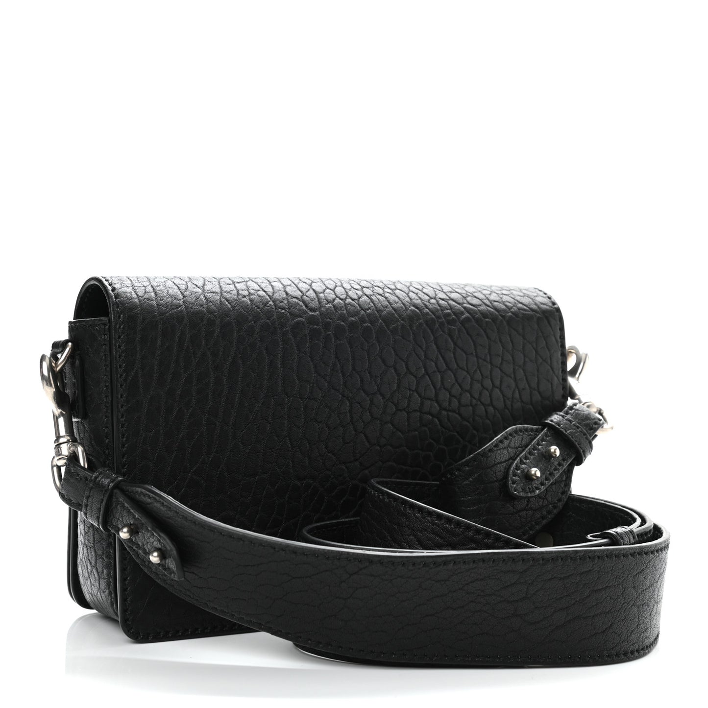 Canyon Grained Lambskin Dio(r)evolution Flap Bag Black