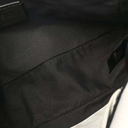 Fendi Nappa FF 1974 Embossed Mini Baguette White 5 of 12