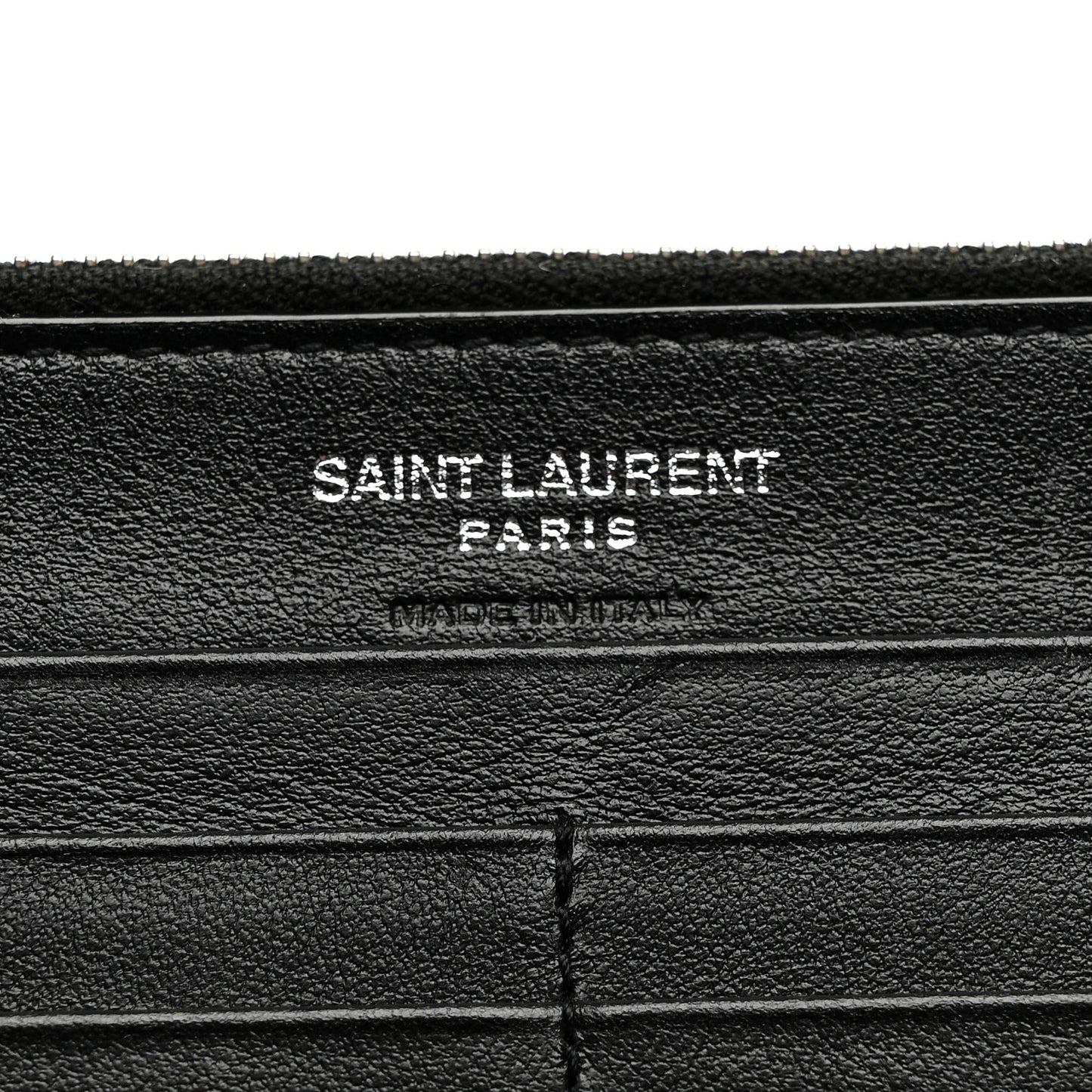 Calfskin Crocodile Embossed Monogram Uptown Wallet Black