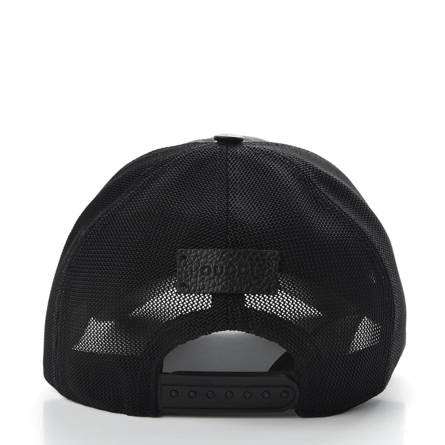 Nylon Monogram Baseball Hat XL Black