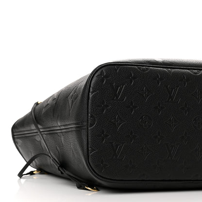 Louis Vuitton Empreinte Monogram Giant Neverfull MM Black 8 of 10