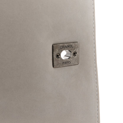 Chanel Glazed Calfskin Quilted Medium Day Trip Flap Grey 7 of 11